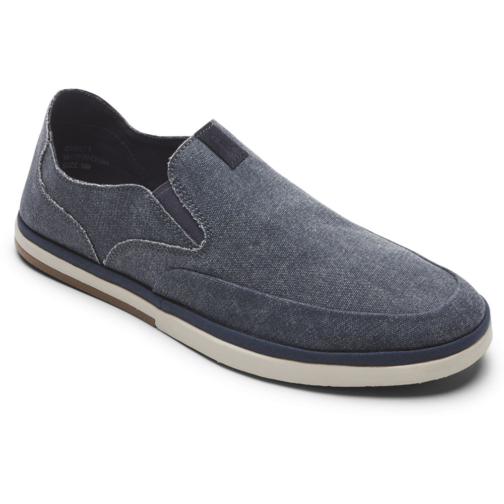 Rockport Slip-On For Mens Navy - Austyn - ZY3045918